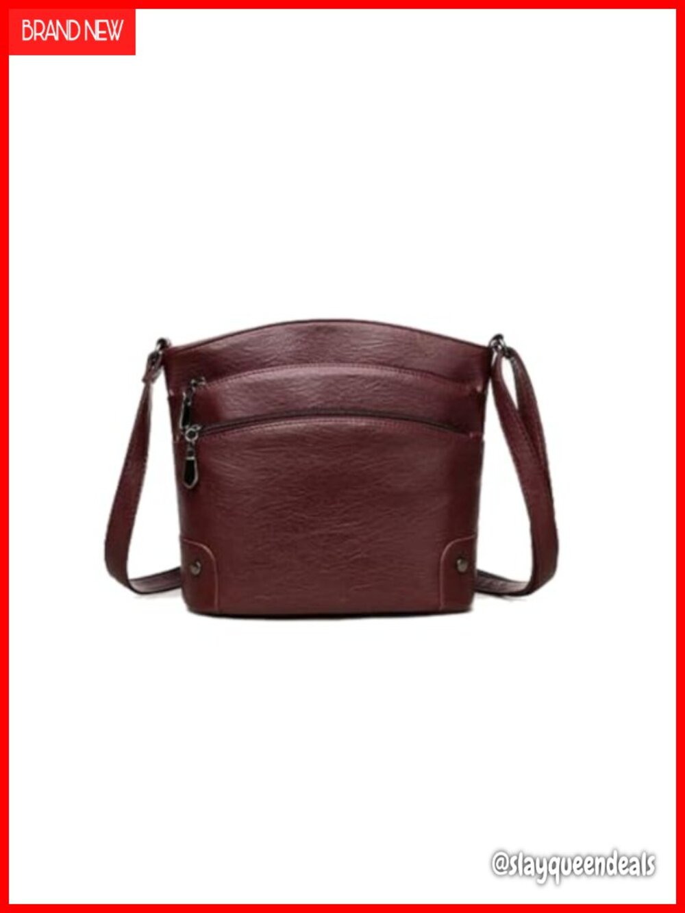 Retro Quilted Crossbody Shoulder Bag Large Capacity Adjustable Strap Women